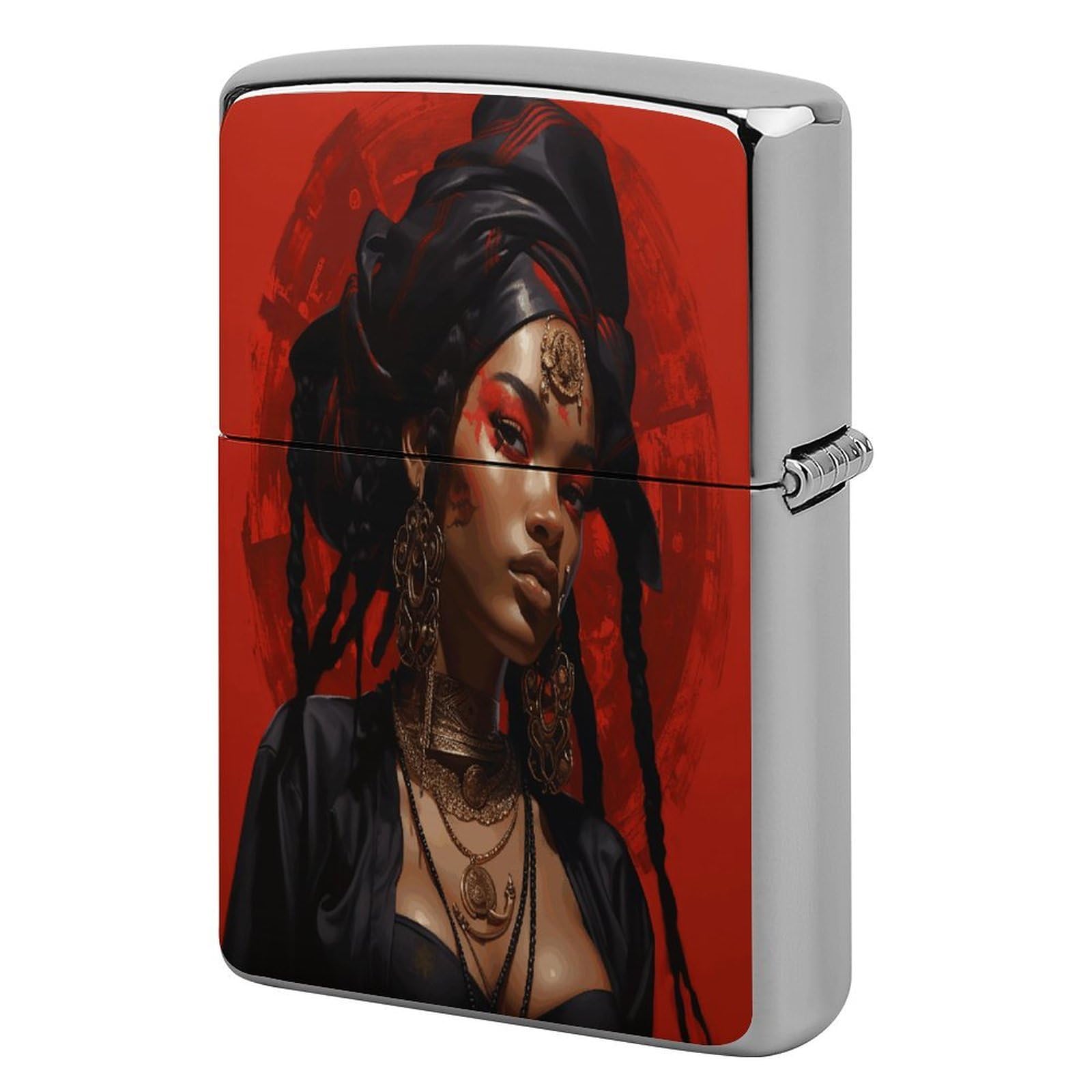 Fekiloot Style Anime Characters Lighter Case Cover Metal Lighter Case