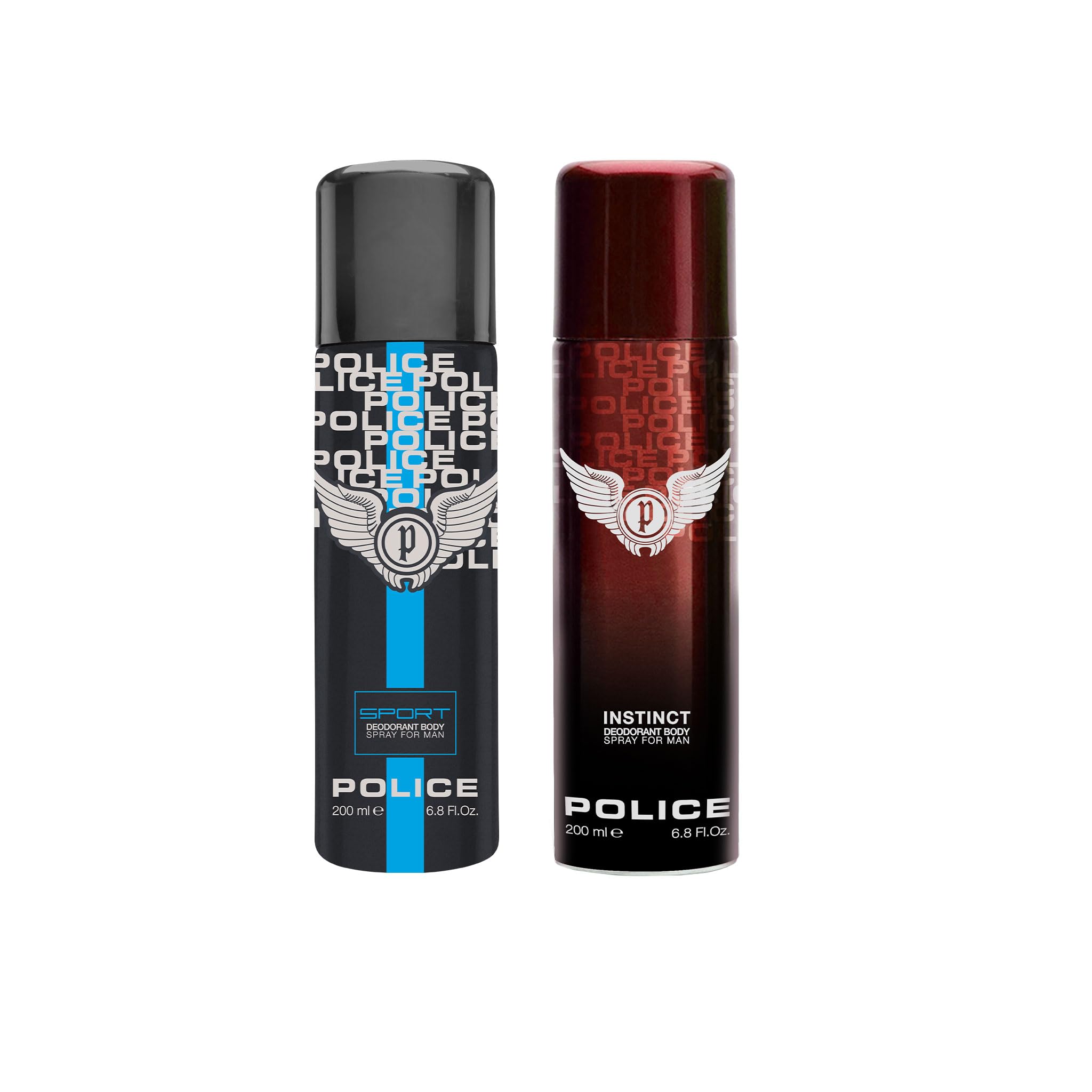 Police Sport Deodorant Spray 200ml + Instinct Deodorant Spray 200ml (Pack of 2)-picture-46