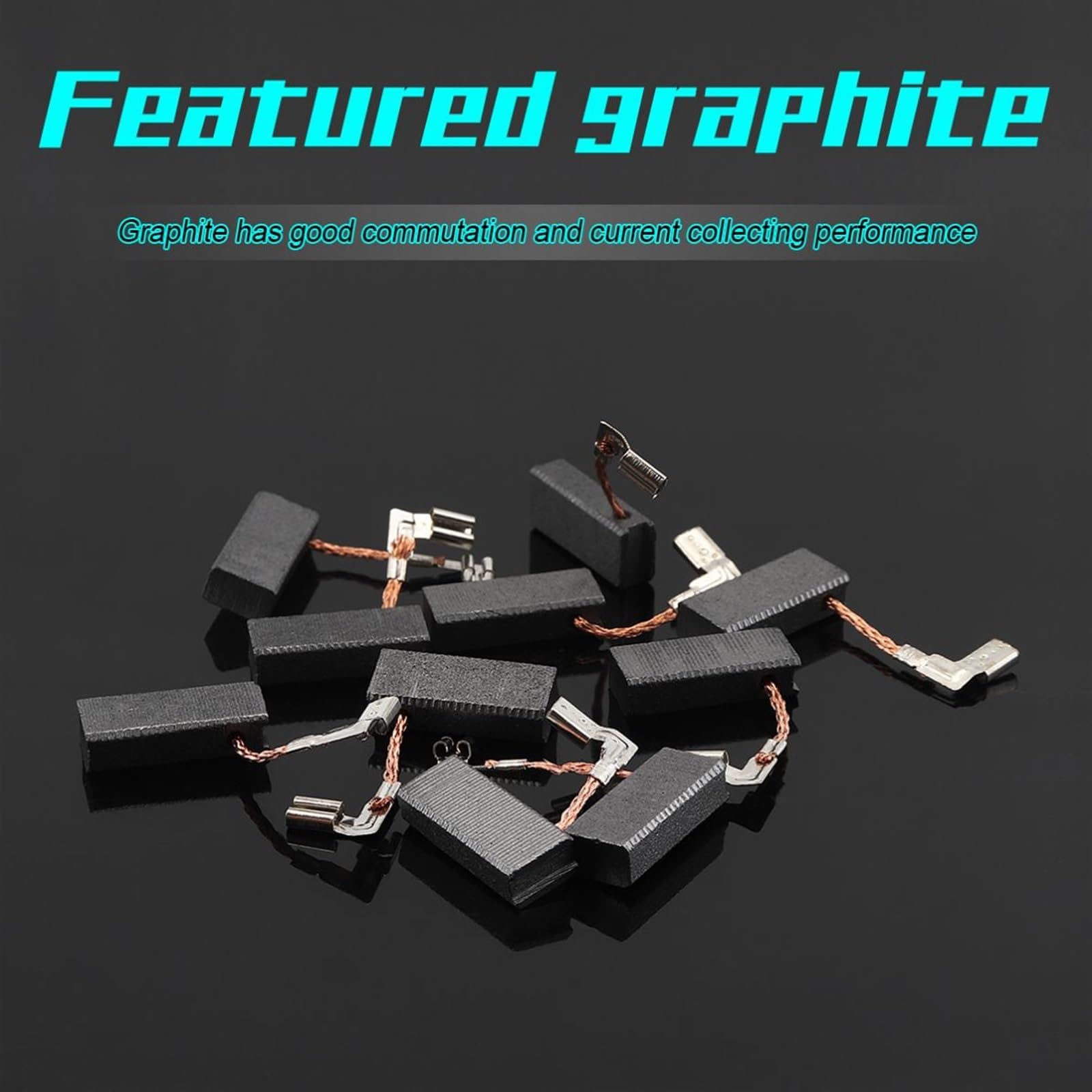 10 pezzi GBH2-26 spazzola di carbone martello elettrico trapano a percussione spazzola di carbone accessori for utensili elettrici spazzole di carbone