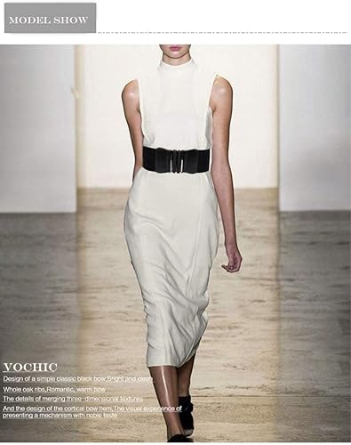 Miniatura 3 de VOCHIC Cinturón de vestir elástico ancho para mujer cintura elástica