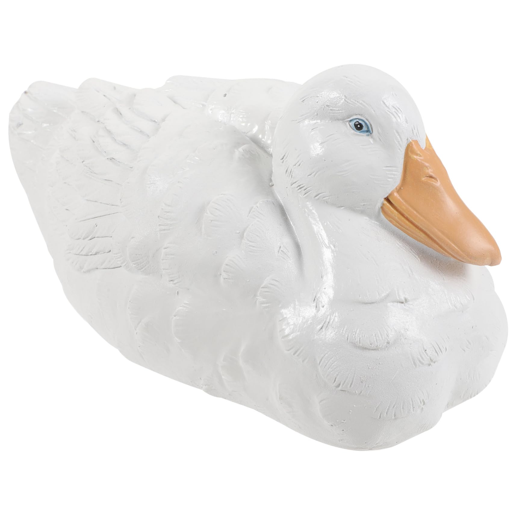 Canard artificiel en résine pour une décoration de jardin vivante et étang