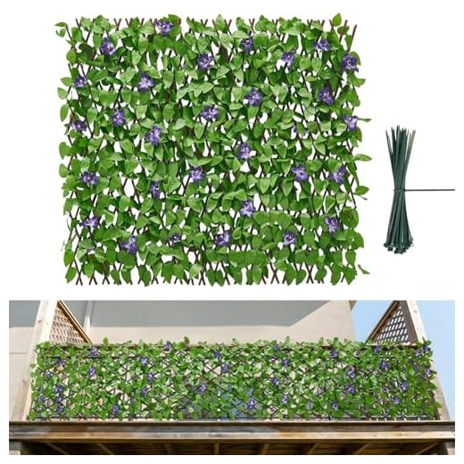 Expandable Artificial Ivy Privacy Screen