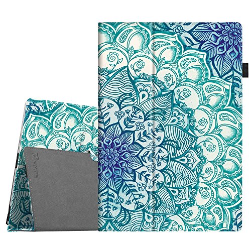 Fintie Case for Surface Pro 7+/7/6 - Premium Vegan Leather Slim Fit Folio Cover with Stylus Holder, Compatible with Microsoft Surface Pro 5 4 3 and Type Cover Keyboard (E-Illusions)