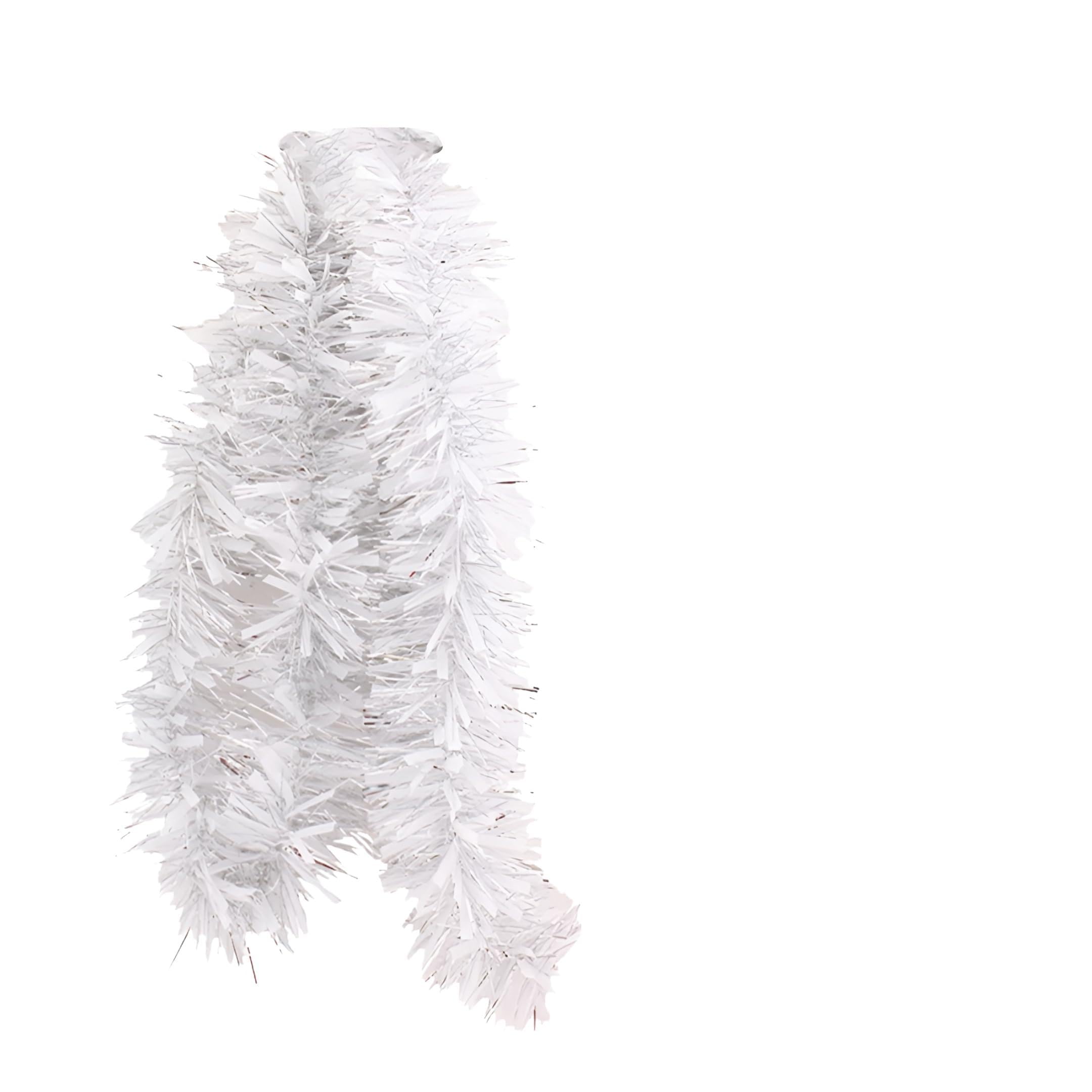 Parev 2m Christmas Chunky Tinsel - White