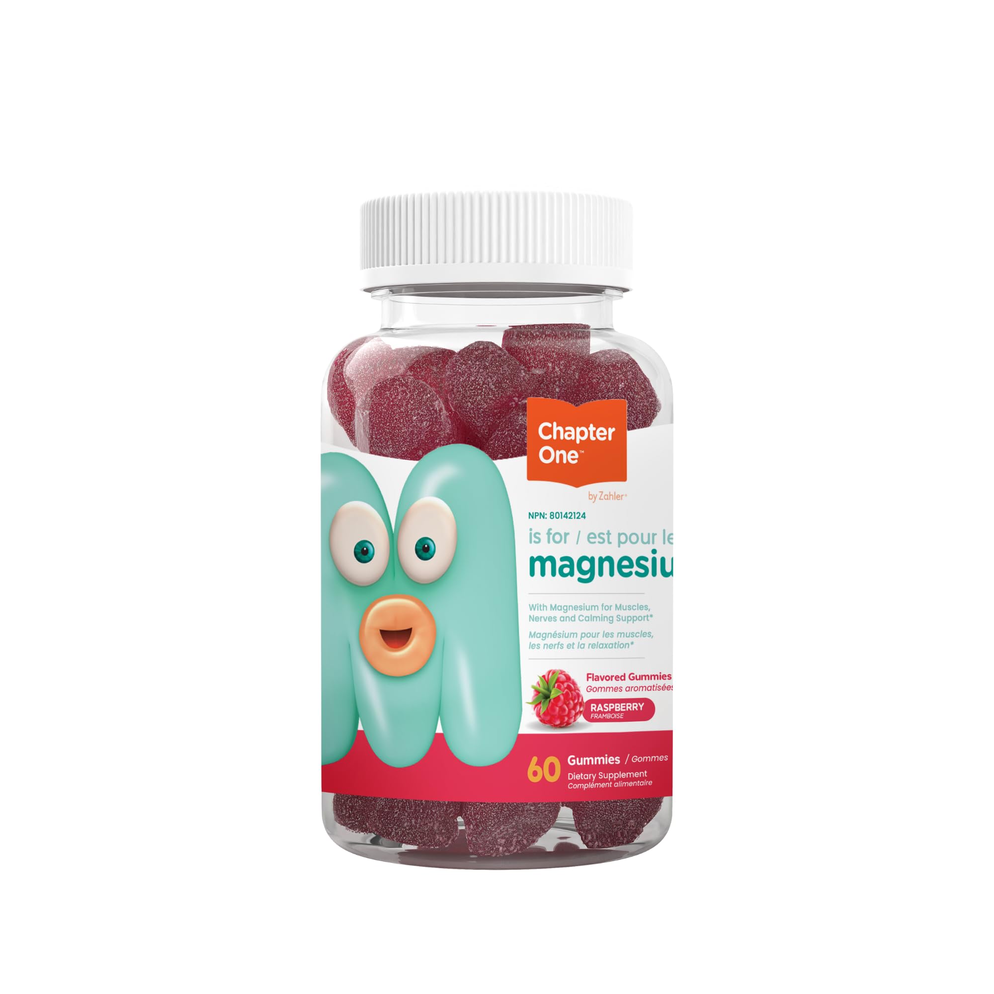Zahler Chapter One Magnesium Gummies - Supports Calm for Kids - Chewable Magnesium Supplement Gummies to Support Muscle Function - Kosher, Dairy-Free & Gluten-Free - Raspberry, 60 Count-image-41