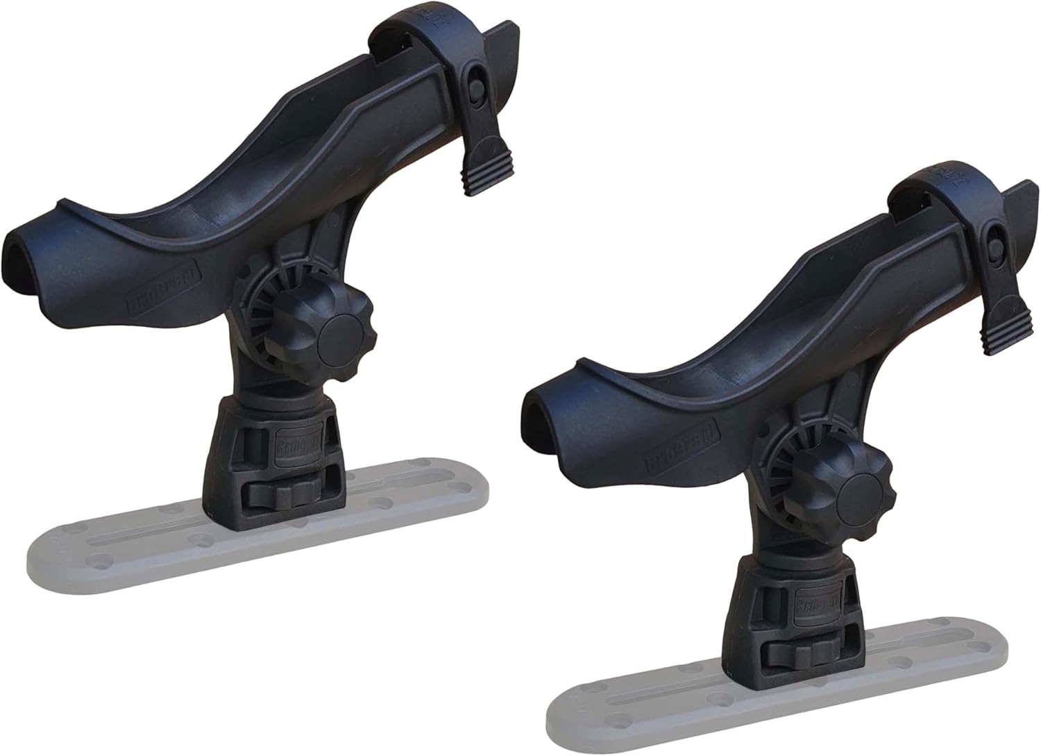 Brocraft Baitcaster/Spinning Rod Holder with Track Mount/Kayak Track Mount Rod Holder
