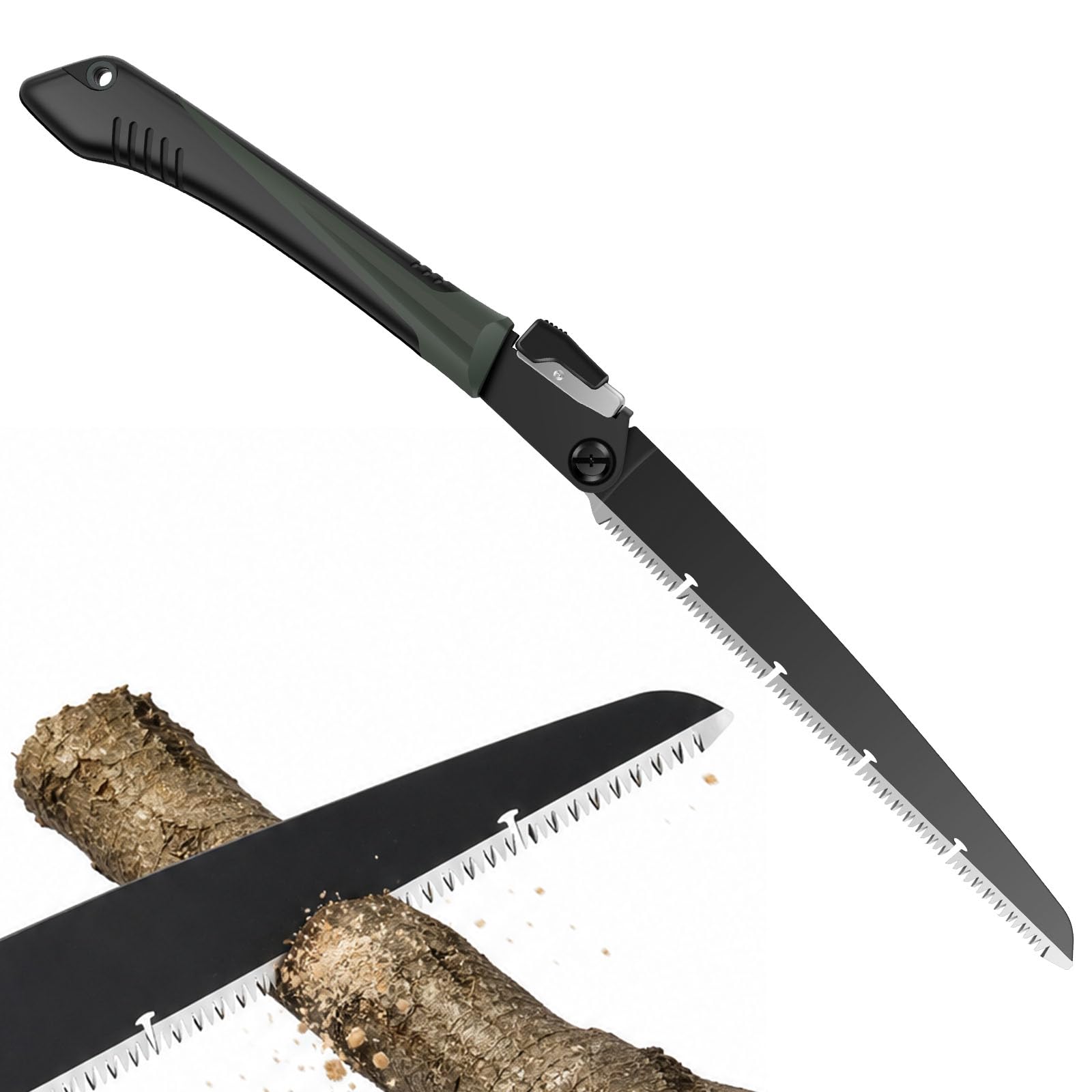 Pruning Saw with 8.3'' Blade High Hardness Steel Compact Folding Saw for Cutting Branch Gardening Use Outdoor Logging