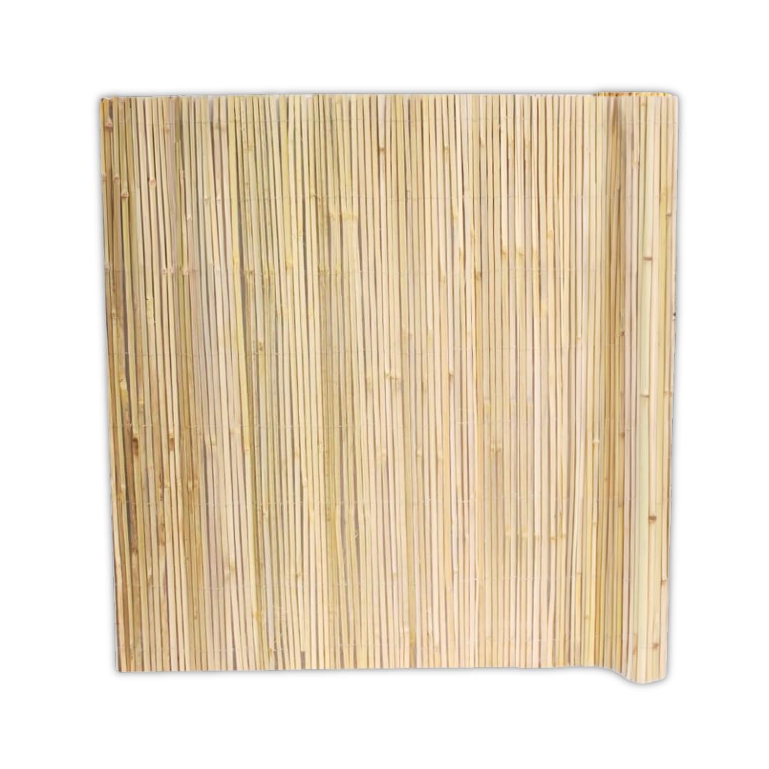 Suregreen Natural Bamboo Fence Screening | 2m x 4m | Garden Privacy Screen for Fences & Balconies | Decorative Bamboo Slat Screening | Ideal for Patios, Terraces & Outdoor Spaces