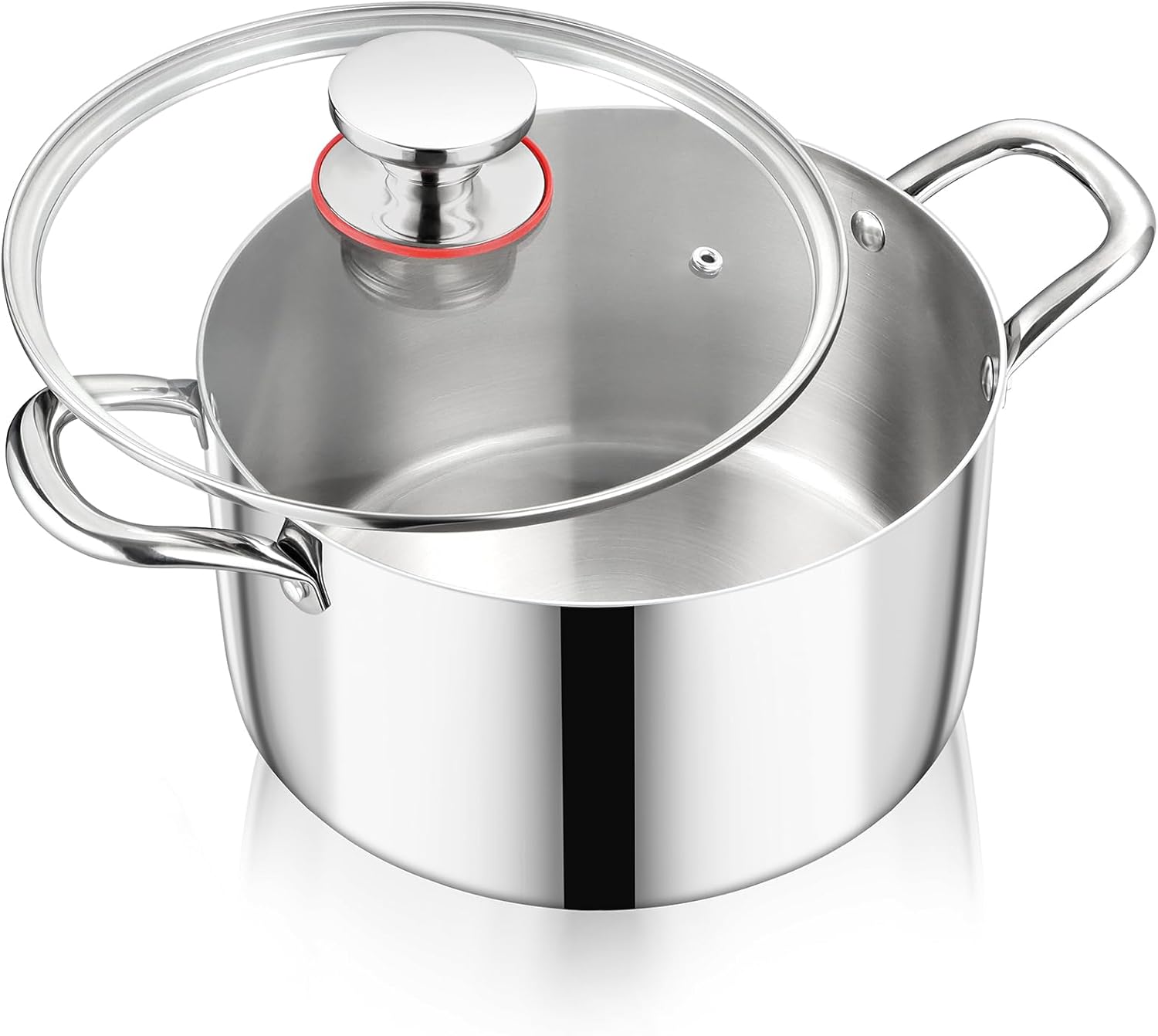 Großer Suppentopf 35 Liter Edelstahl - Für Alle Herdarten Geeignet