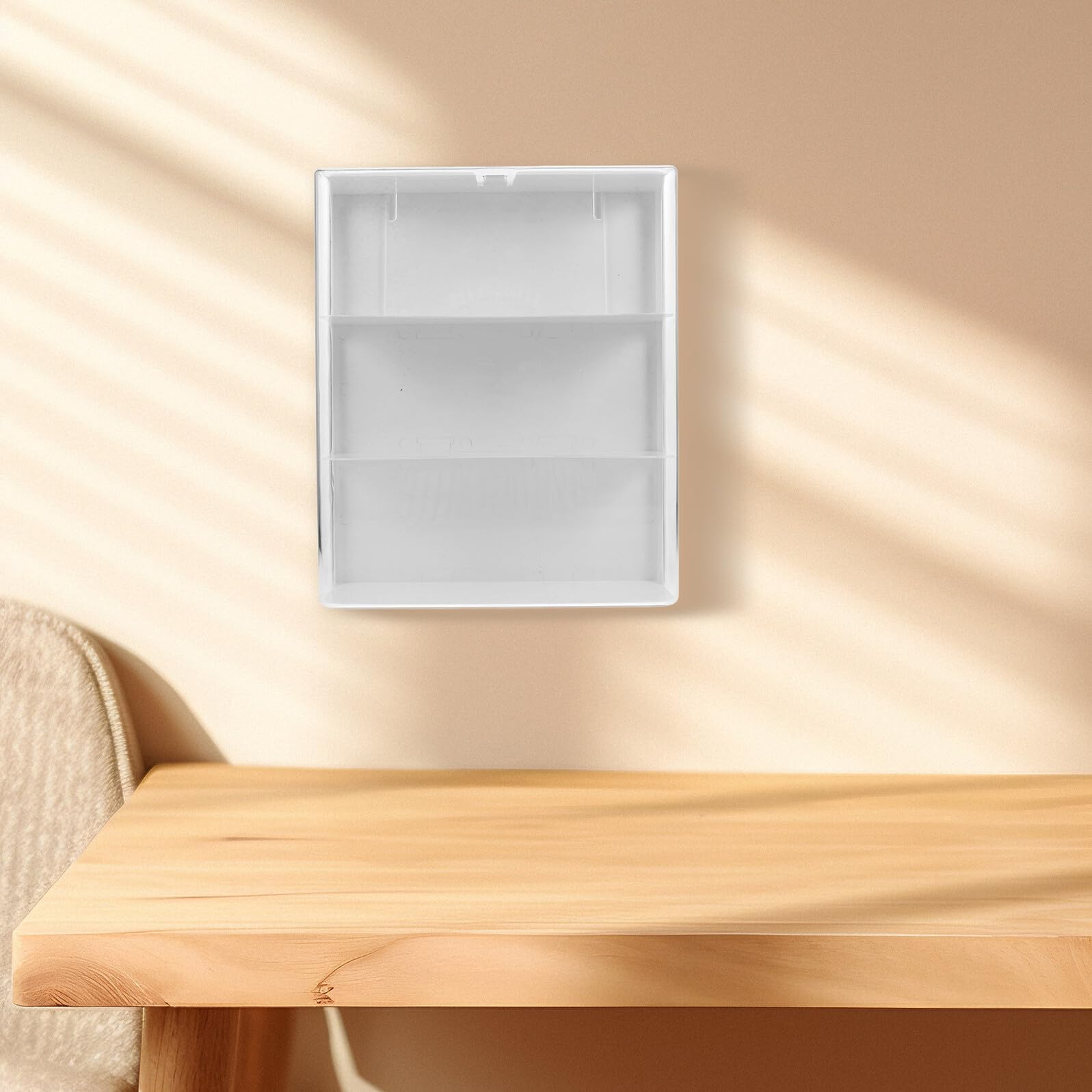 Housoutil Wandmontierte Transparente Acryl Vitrine für Sammlerstücke und Figuren Vielseitige Aufbewahrungsbox für Kleiner Actionfiguren und