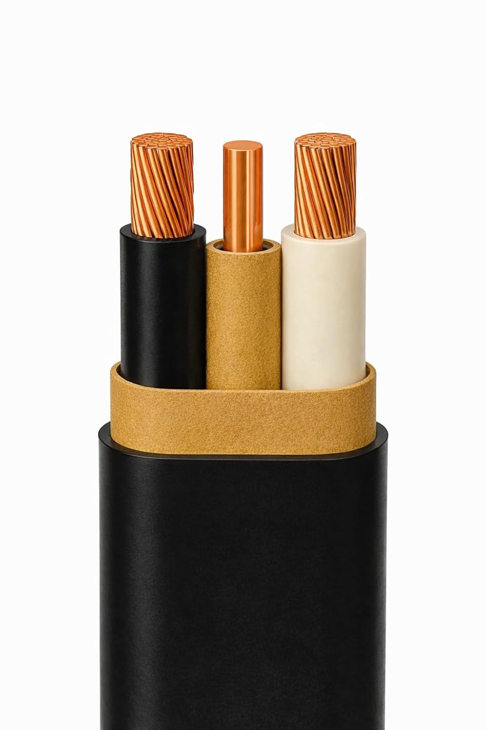 8/2 NM-B Electrical Wire – 125ft Coil – Copper, Indoor Residential Cable with Ground – Black Jacket – 600V Rated