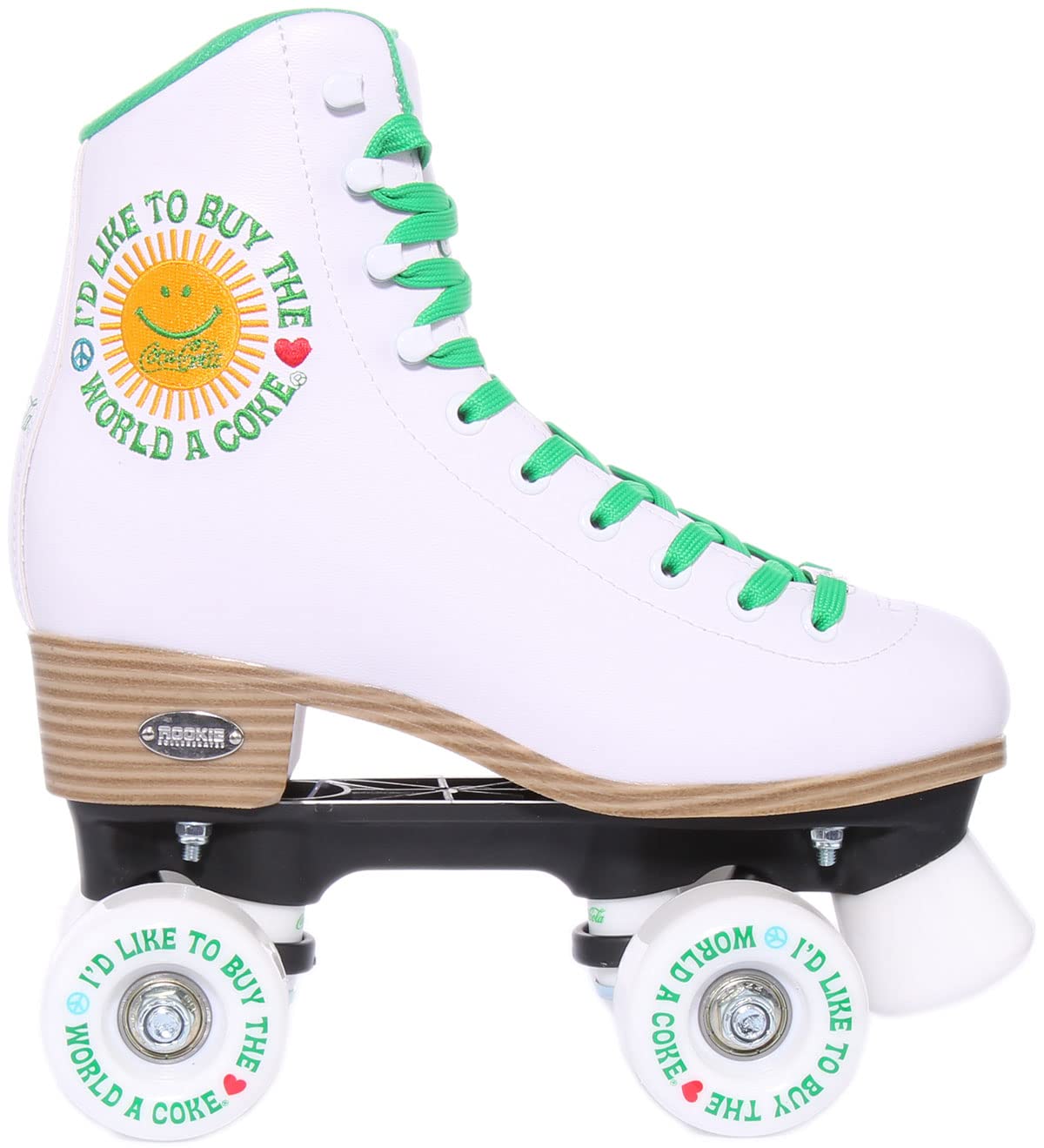 Rookie Rollerskates Roller Skates, Unisex, White (White), 40.5