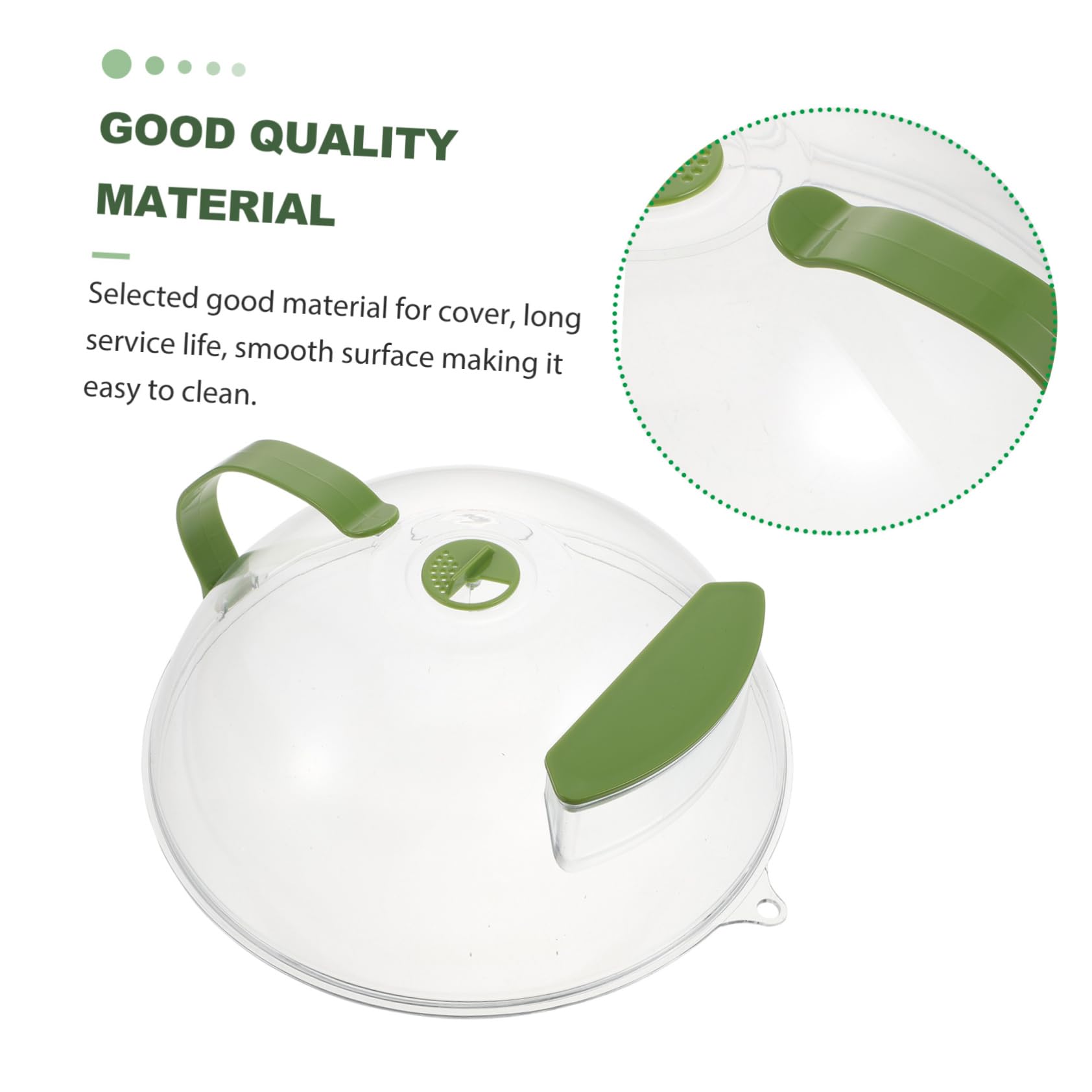 SHOWERORO 1pezzi Coperchio per Microonde Protettivo Coperchio per Avanzi da Cucina Accessorio in Materiale per Alimenti Resistente e Duraturo per Uso Casa Frigorifero e Campeggio