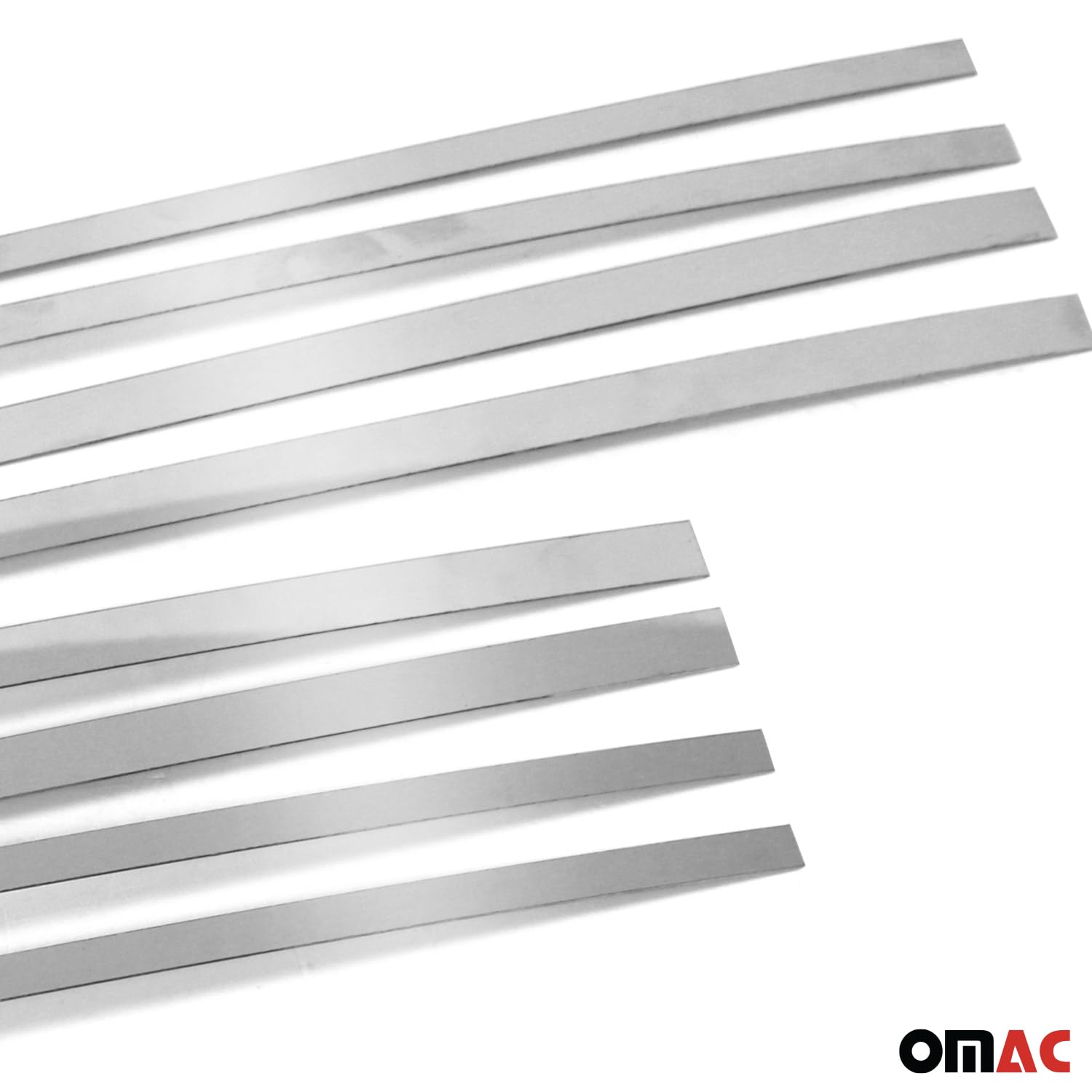 OMAC Nakładki na Progi Reparatursatz kompatybilny z Mercedes E Klasse W124 S124 Stal Nierdzewna 8X