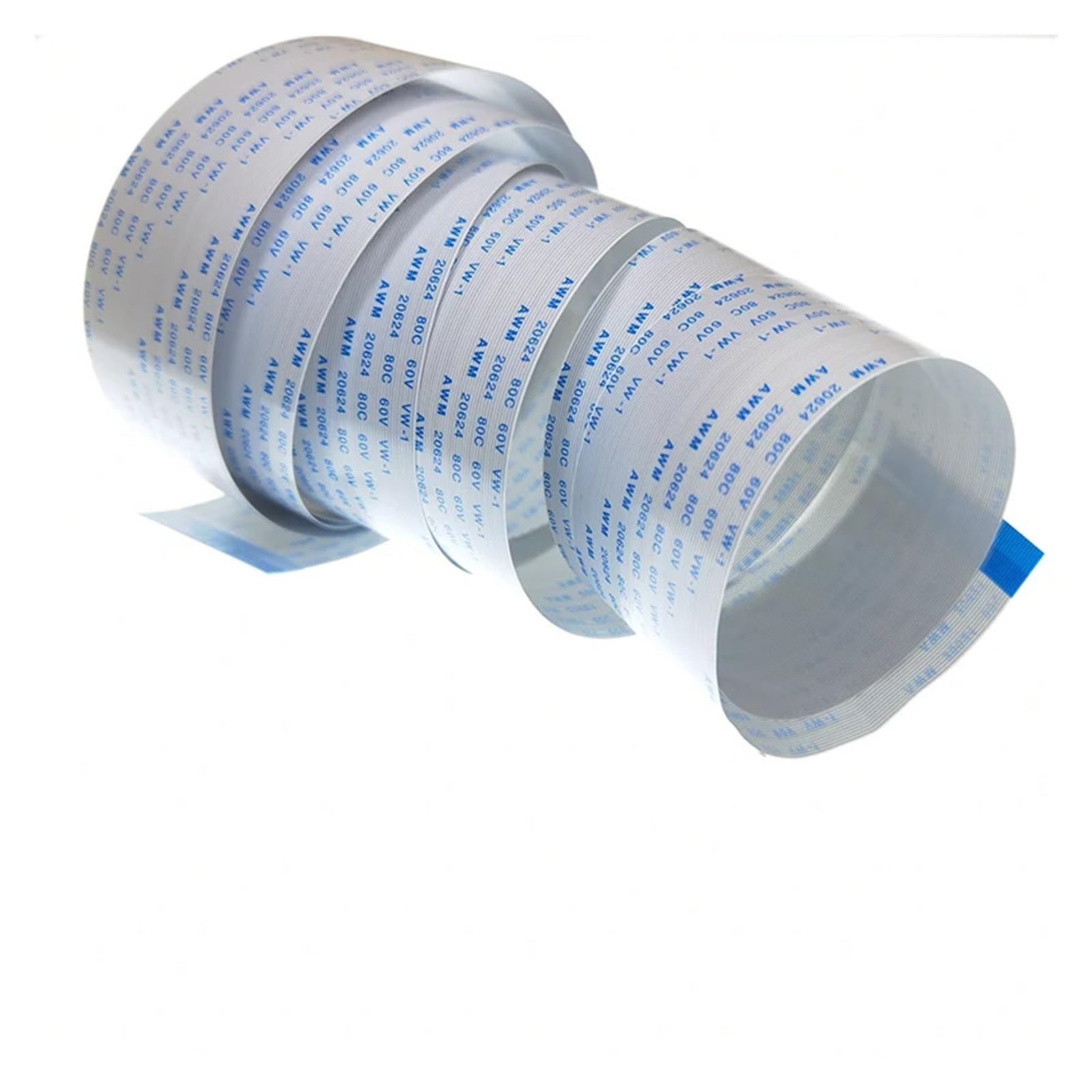 10 PZ FFC FPC AWM 20624 80C 60 V Filo Verticale-1 Cavo Flessibile Piatto 0,5 MM 4 5 6 8-50 54 60 Pin(30cm (10pcs),0.5MM_Reverse Direction_55P)