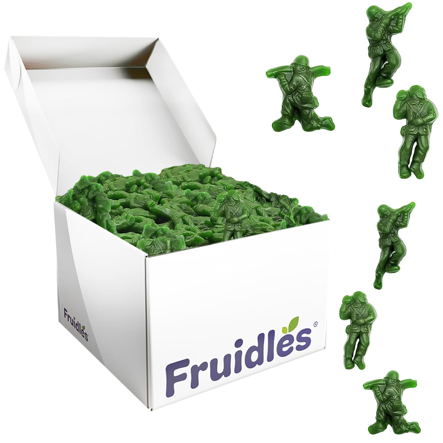 Fruidles Patriotic U.S Army Guys Gummy Candy Military Heroes Freedom Fighters Holiday Treats, Fun and Festive Snacking, Party flavor (5 Pounds (Bulk))