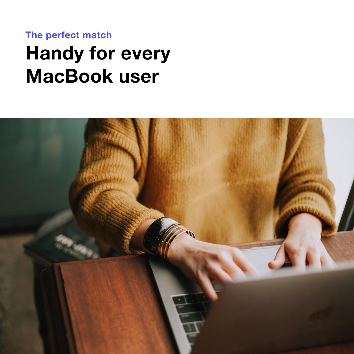 koncentrator USB-c pasuje do MacBook Air/Pro, HDMI, Thunderbolt, USB3.0, czytnik SD do MacBooka Air M2/M3, HDMI (Starlight, Star Light)