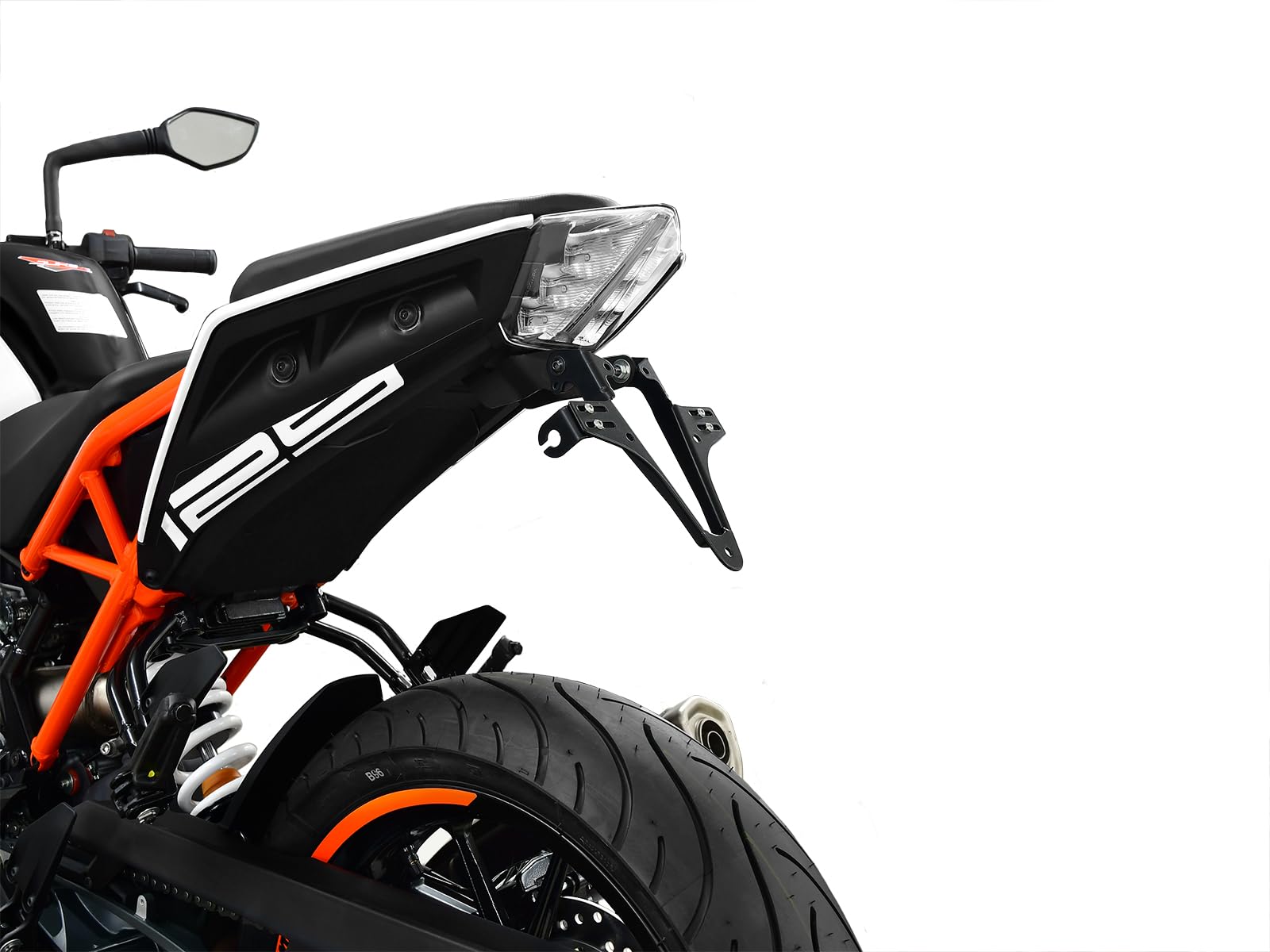 ZIEGER Basic Kennzeichenhalter Kennzeichenhträger Heckumbau kompatibel mit: KTM 125 Duke390 Duke