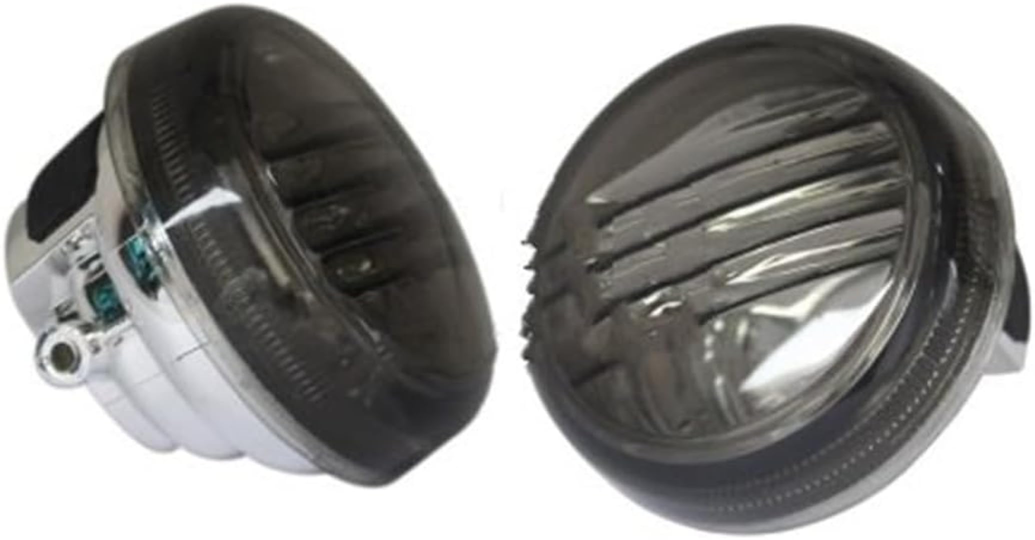 Generic Mini uniwersalne wskaźniki Dla Suzuki Dla Boulevard C90 / 1500 Dla Intruder (wszystkie modele) 2005-2009 4 szt. Osłona soczewki kierunkowskazów motocyklowych, dymna