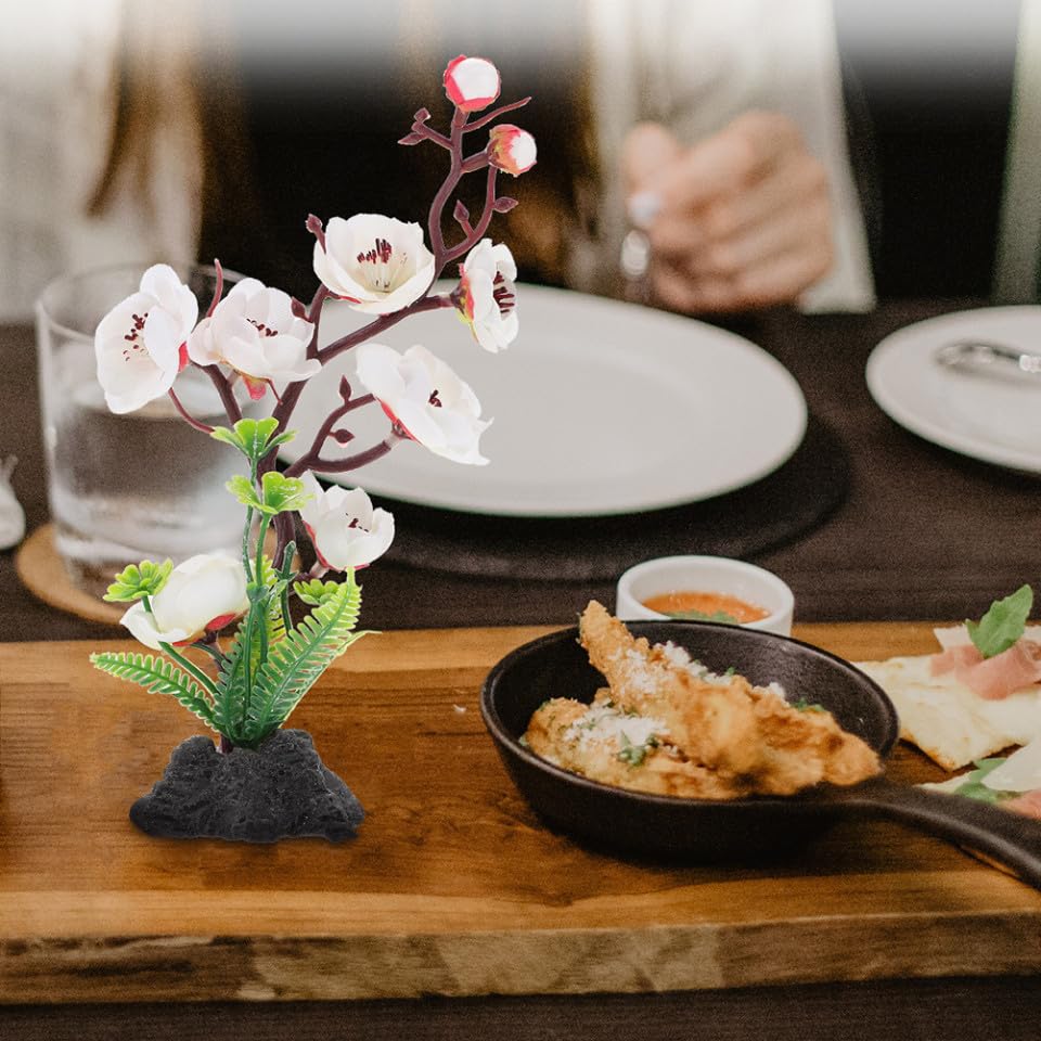 Platos decorativos japoneses para sushi blanco 2 piezas miniatura 6