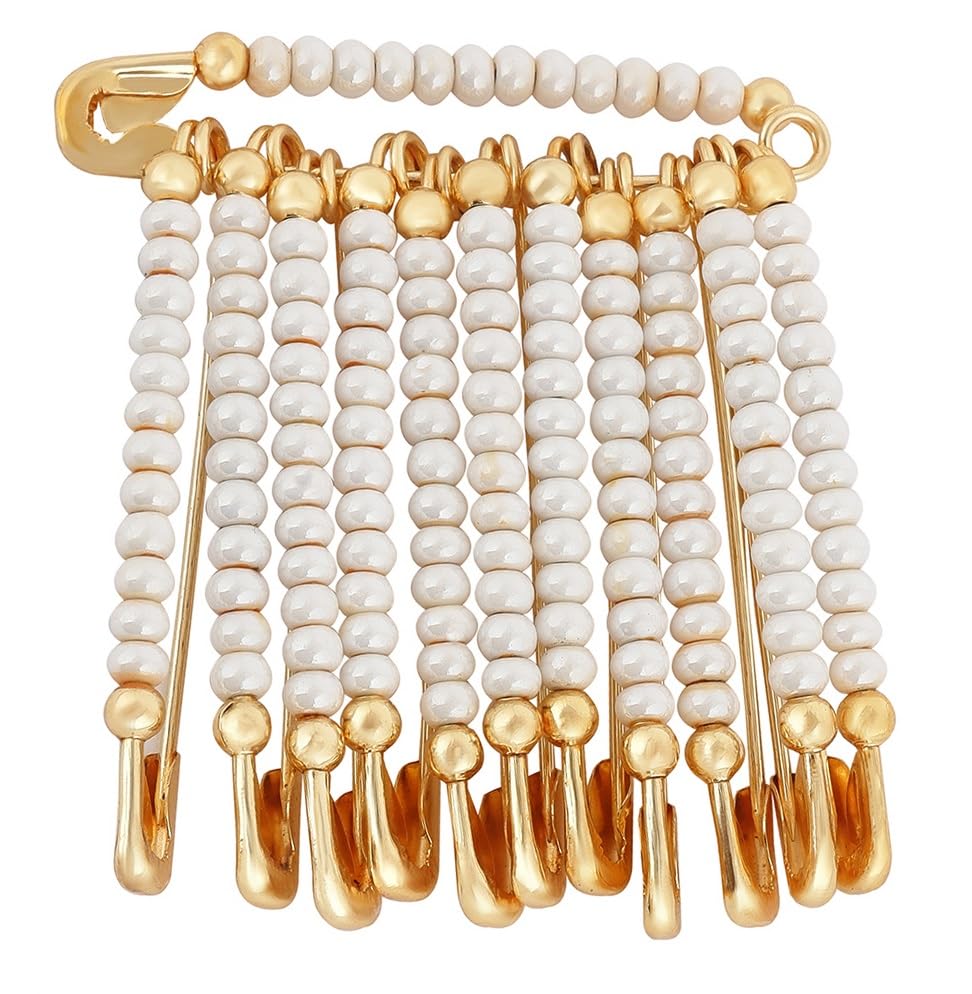 THANUS CRAFT Stone Rose Brooch Scarfs Dupatta Chunri Coat Dress Gown Shawl Heavy Sari Pleats safety saree pins for Women - 12PCS (B0CCRMM9BL) Amazon Price History, Amazon Price Tracker