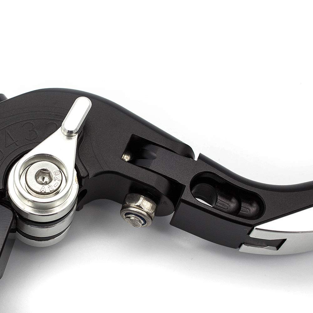 PONNYC Para Y&amaha Para Virago 250 1988-2007 Para Virago 535 1987-2000 Palanca Embrague De Freno De Motocicleta Extensible Plegable Moto Embrague Maneta Freno (Color : Rojo)
