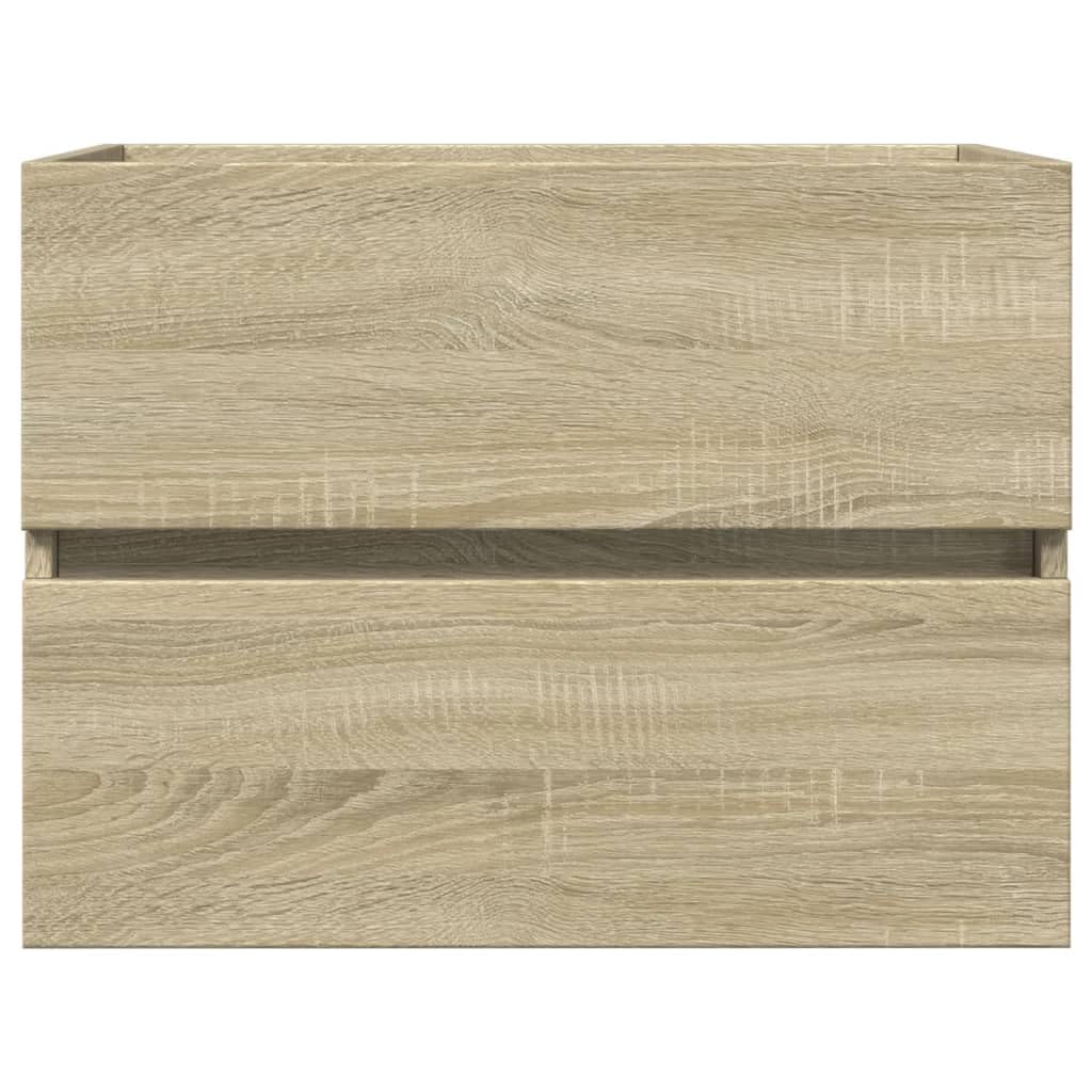 2-częściowy zestaw mebli łazienkowych, szafka pod umywalkę z ceramiki i materiału drewnopochodnego, 60 x 38,5 x 45 cm, wisząca z dużą ilością miejsca do przechowywania i półką do łazienki i WC