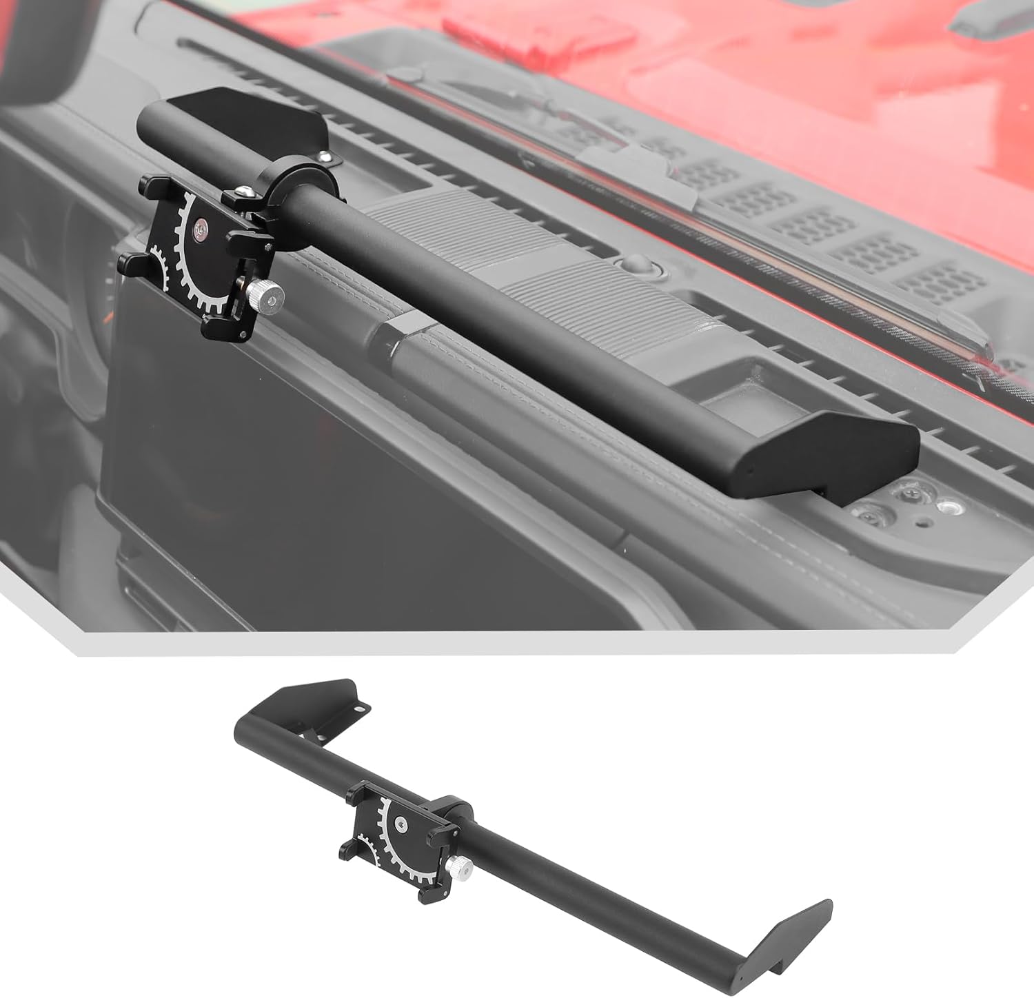 JeCar メタルダッシュマウント電話ホルダー 2024年以降 Jeep Wrangler JL JLU &amp; Gladiat