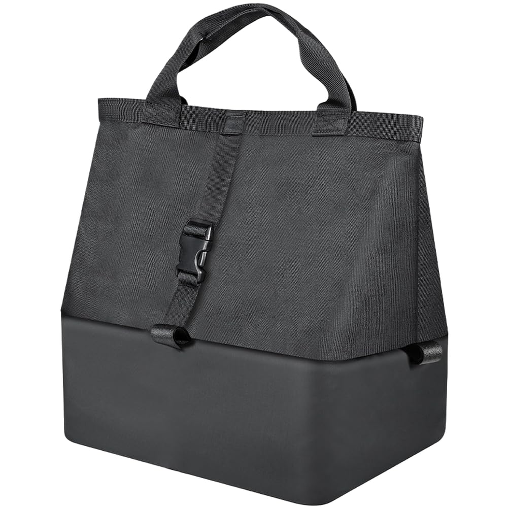 Borsa impermeabile rimovibile per bicicletta con strato isolante, grande borsa per trasporto anteriore e posteriore per bicicletta e bici elettrica