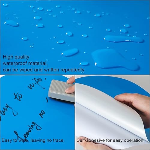 Miniatura 3 de Puntos circulares de borrado en seco, paquete de 12 calcomanías de mesa de pizarra blanca extraíbles para pared, manchas para el hogar, escuela,