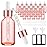 PrettyCare Glass Eye Dropper Bottles 2oz (60ml), 24 Pcs Rose Empty Thick Large Bottles Bulk with Leakproof Caps - With Labels & Funnels for for Storage, Travel,Essential Oils, Skincare, Tincture