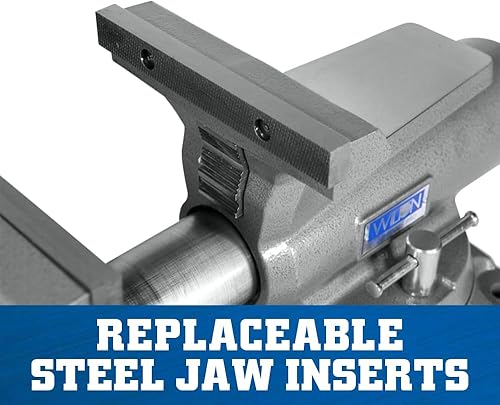 Miniatura 10 de Wilton Mechanics Pro tornillo de banco, ancho de mandíbula de 4-1/2 pulgadas, apertura de mandíbula de 4 pulgadas, garganta de 3-1/2 pulgadas