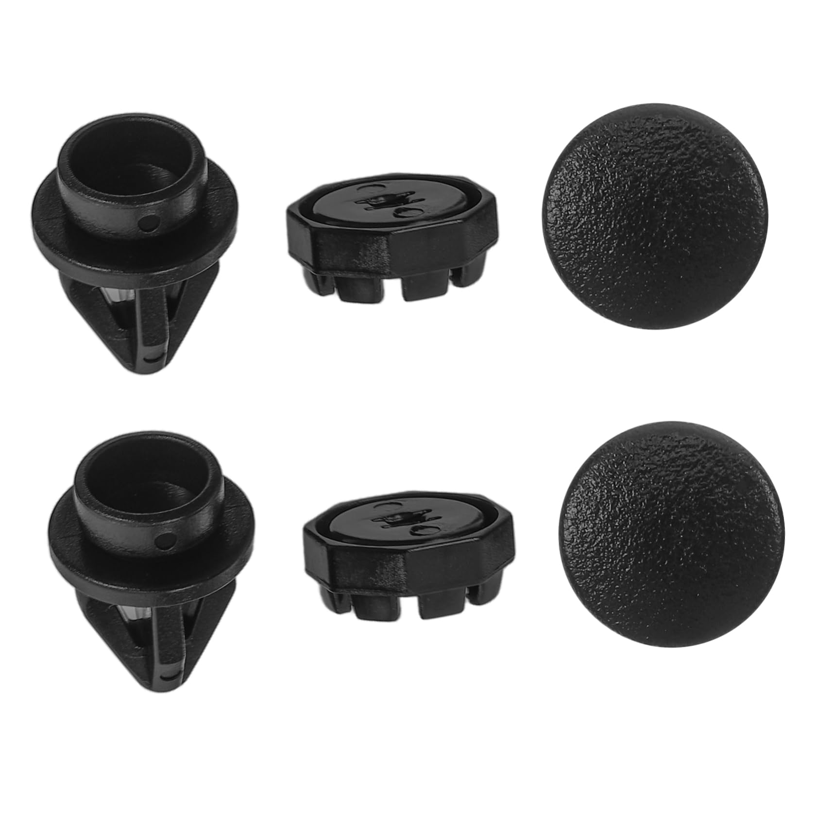 STOBAZA 2 Sets of Vehicle Roof Rack Clamp Plastic Bracket Buckle Easy Installation and Roof Cargo Rack Clip Compatible for Nissan