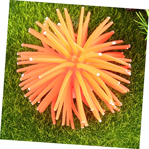 水生サンゴ クラゲ クマ 池のエアレーター 魚 水族館の水槽の装飾 水生カメの生息地 水槽ライト 海 シミュレーションウニ シミュレーションサンゴ サンゴの装飾 Orange