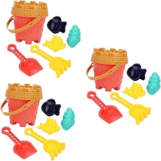 Totority 3 Conjuntos De Brinquedos Balde De Brinquedo De Castelo Escavação Para Baldes Com Baldes Ao Ar Livre Pás De Crianças Aleatórias Praia Espirrando Brinquedo Crianças De Kit Meninos