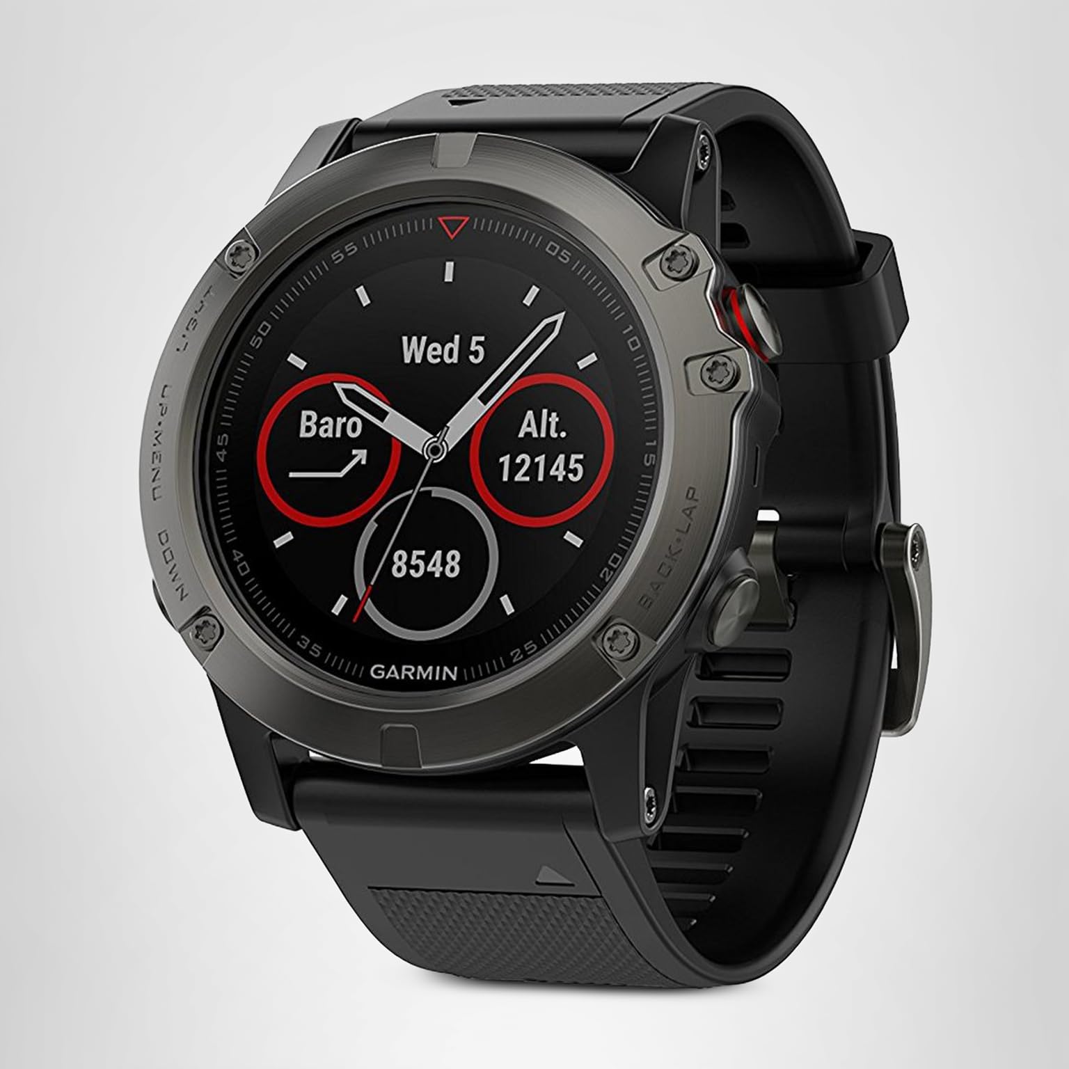 Amazon.com: Garmin Fenix 5X Sapphire - Slate Gray with Black Band