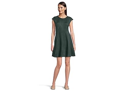 Vince Camuto Princess Seam Cap Sleeve Short Circle Dress Women