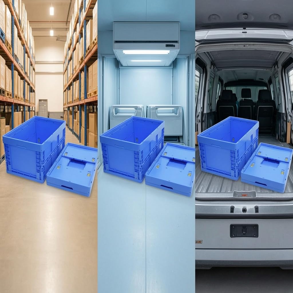 Caisse Stockage Pliable PP, 600-310 sans couvercle