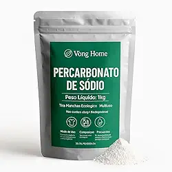 Percabonato de sódio, tira manchas multiuso biodegradável 1kg, alto pode de limpeza e branqueamento - Vòng