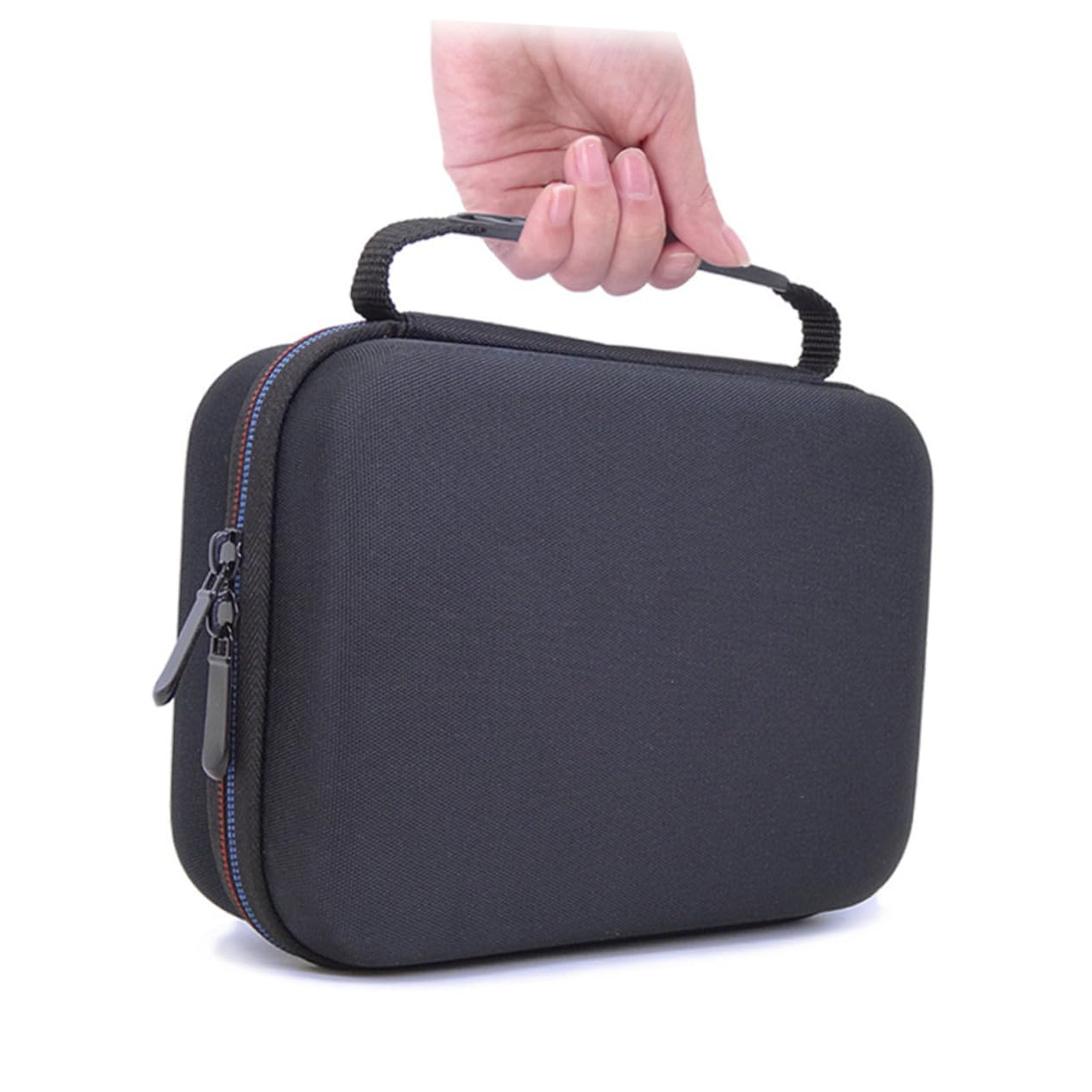 Custodia da Viaggio per Rasoio Uomo in EVA Protettiva Organizer Compatto per Dispositivi da Barba Elettrici Leggera e Resistente con Cerniera Liscia per Viaggi e Uso Quotidiano