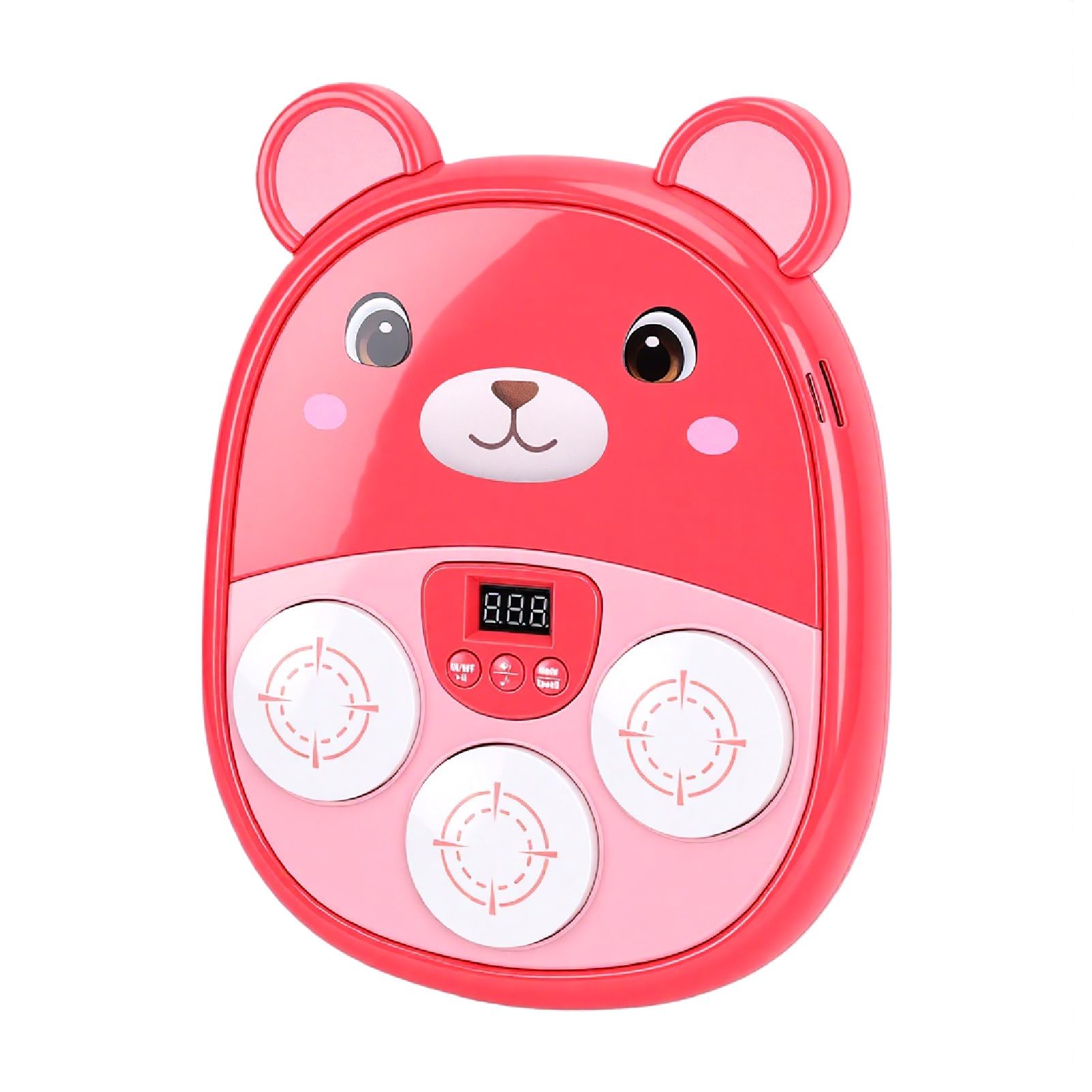 Machine de Poinçonnage Musicale pour Enfants, Jouet Interactif en Forme d'ours de Dessin animé, Jeu de Poinçonnage électronique pour Le Plaisir en Famille, Comprend Une Batterie de 500 MAh