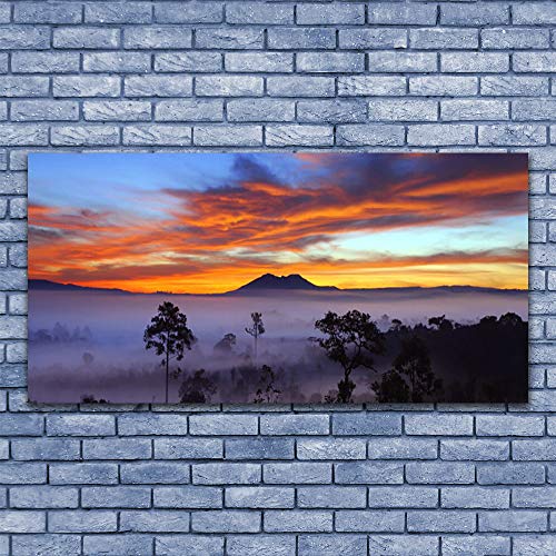 Tableau moderne design de qualité supérieure paysage brumeux