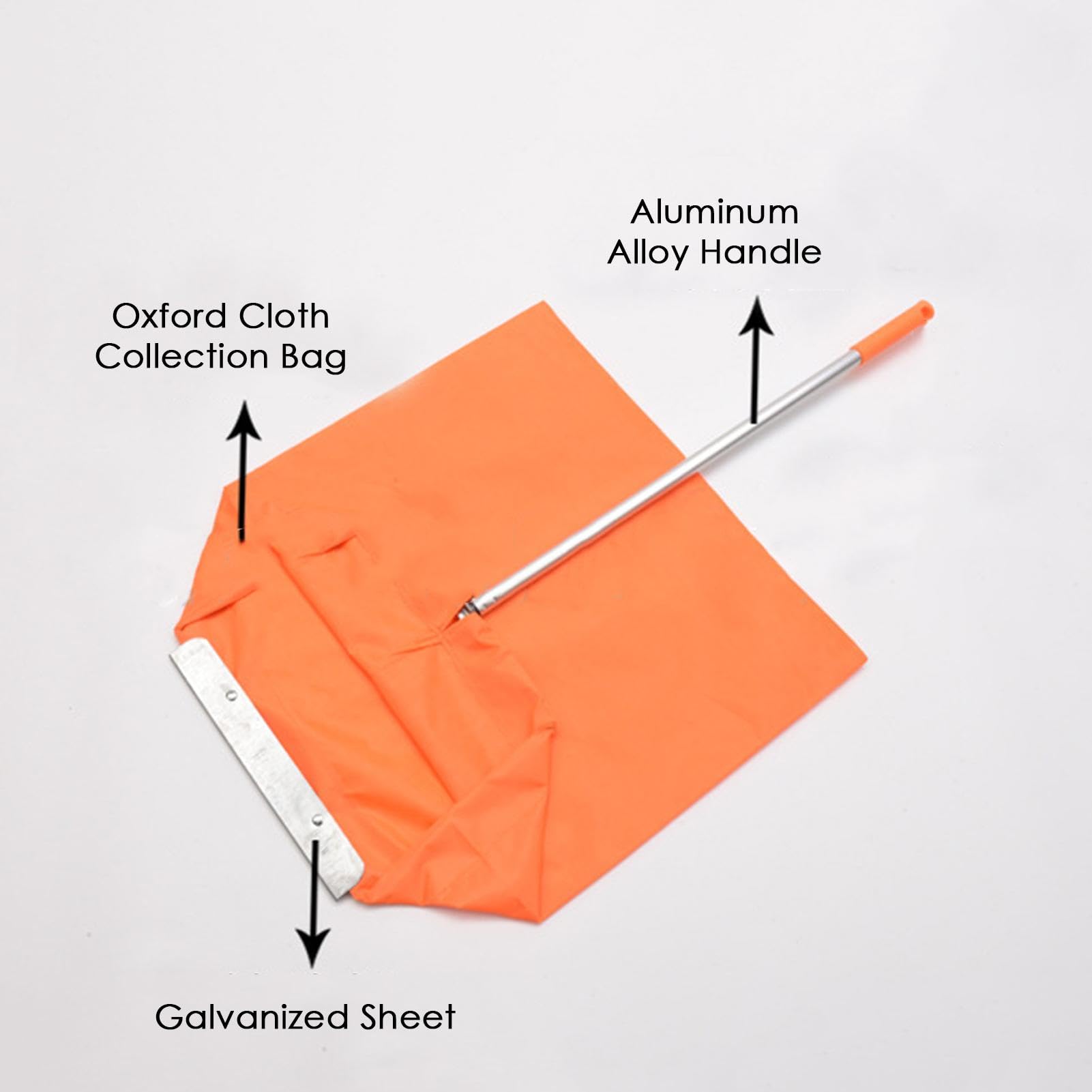 Ramasse-feuilles à long manche pour déchets de jardin | Fournitures de