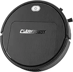 Limpador robô 3 em 1 robótico com potência de sucção - Entrada -obstrução para cabelo animal estimação sujeira design limpeza silenciosa longa duração