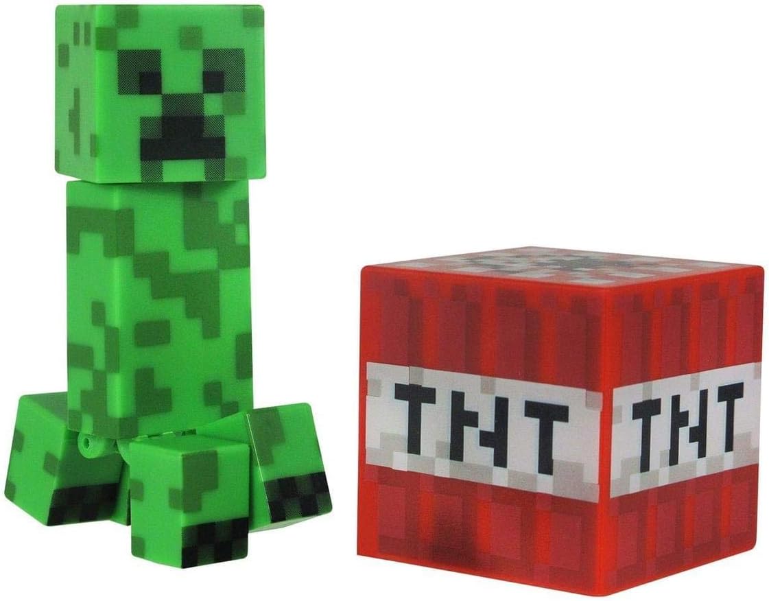 Pack de figuras Minecraft Core Creeper