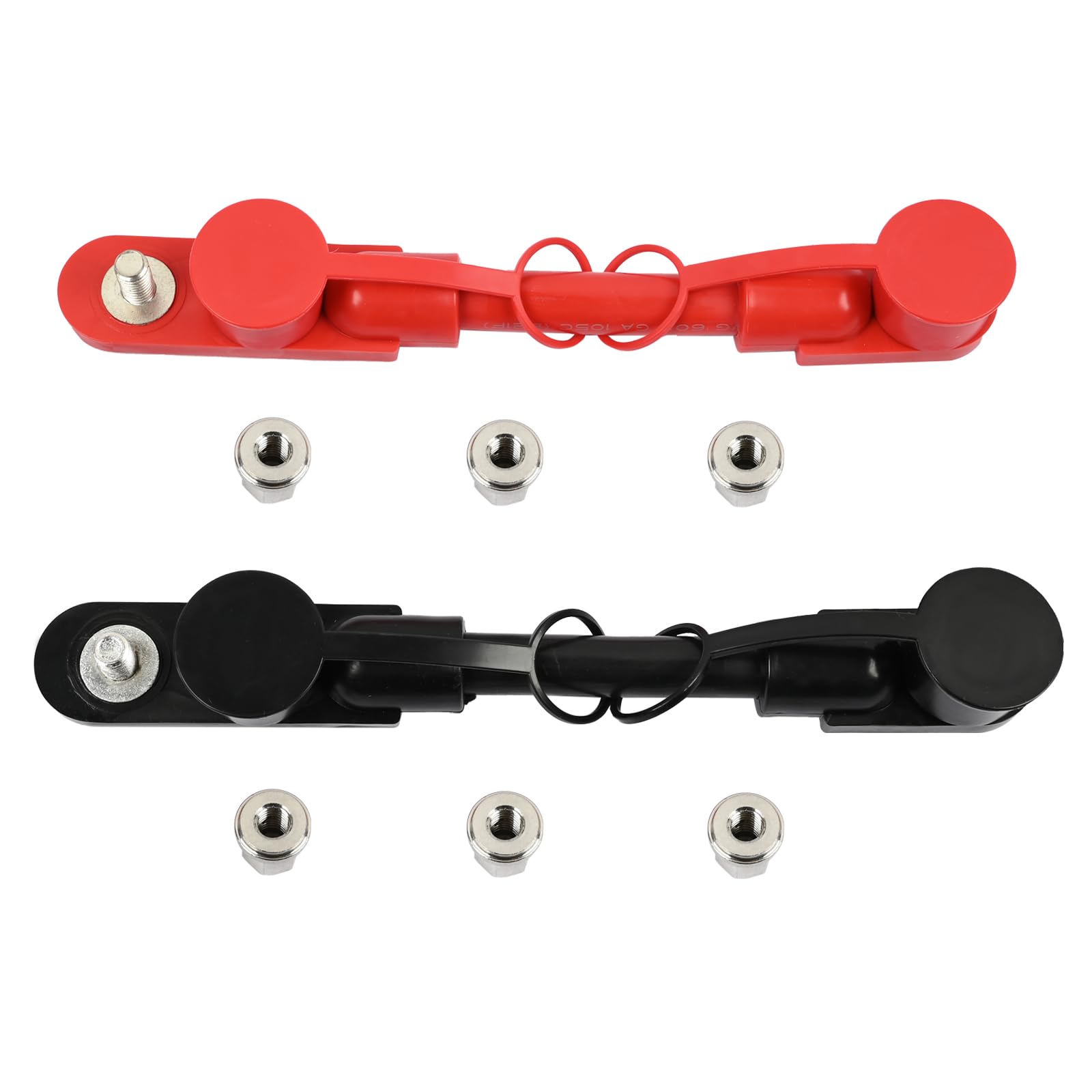 04362 04363, Promrmr Multi-Battery Overmolded Cable Assembly for 2 Battery Setups 04362 - Red &amp; 04363 - Black with 6 Nut