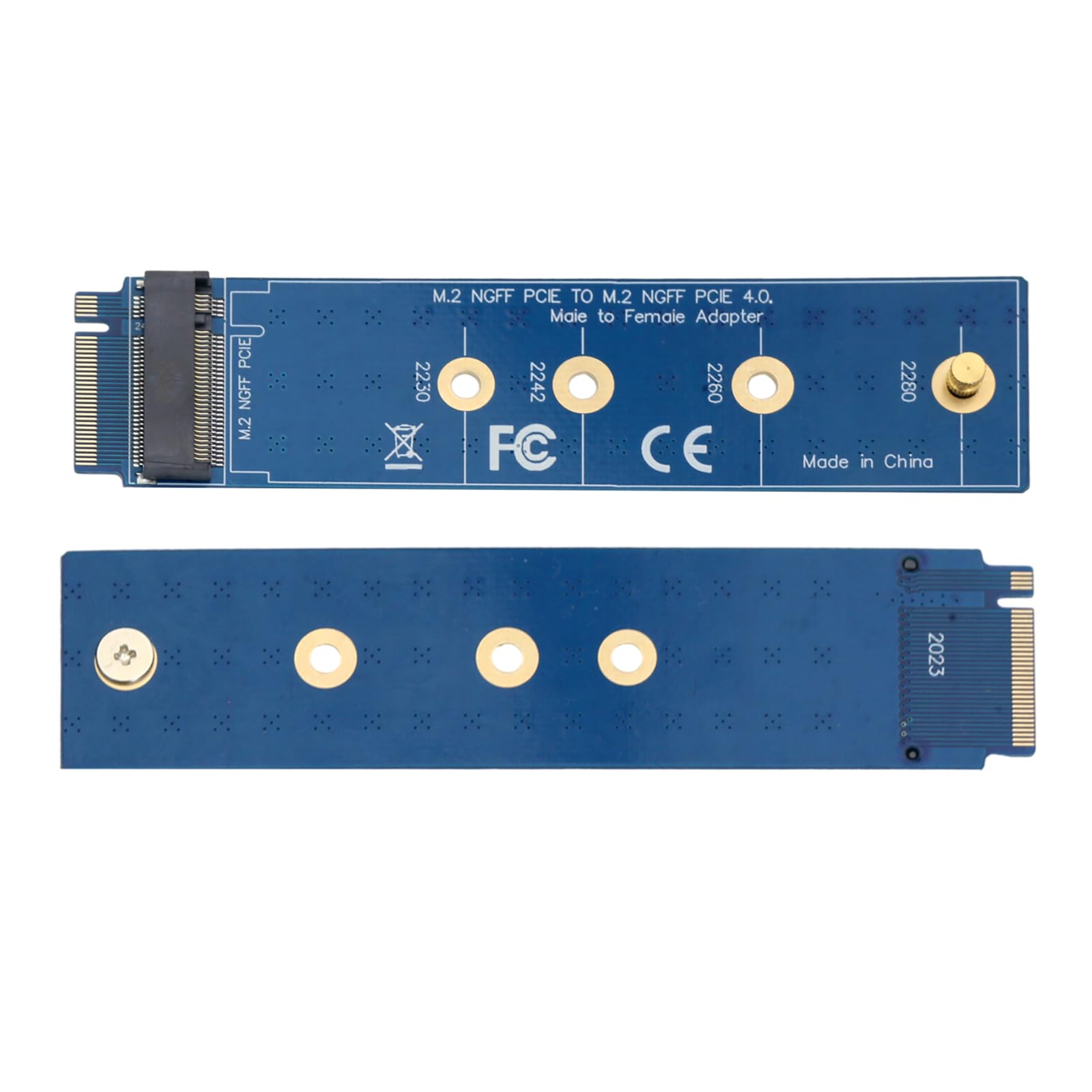 M.2 A E sleutel tot 2230 2242 NVME-adapterkaart PCIE 3.0