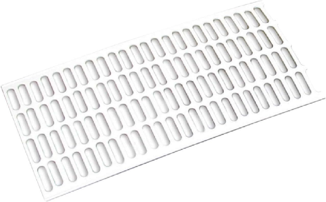 Amerimax 4.5 in. W x 60 in. L White Vinyl Gutter Guard - Case of: 20;20