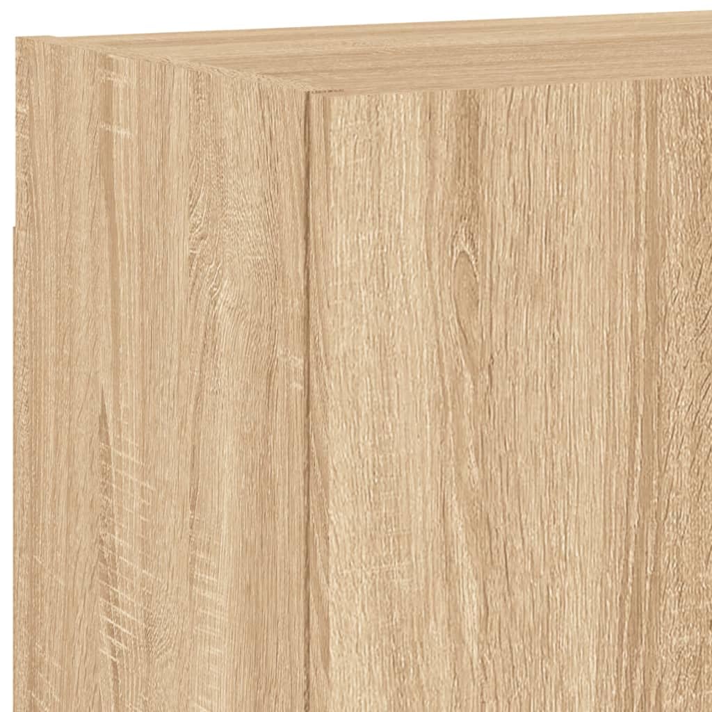 vidaXL Muebles de TV de Pared 2 uds Madera Roble Sonoma 40,5x30x40 cm