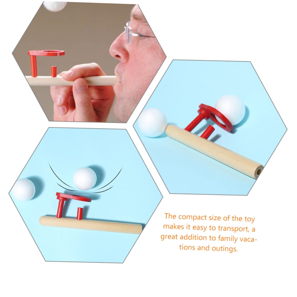 4 Jouets Souffleurs Flottants - Jeu éducatif Pour Développer Le Souffle Et La Coordination - 11
